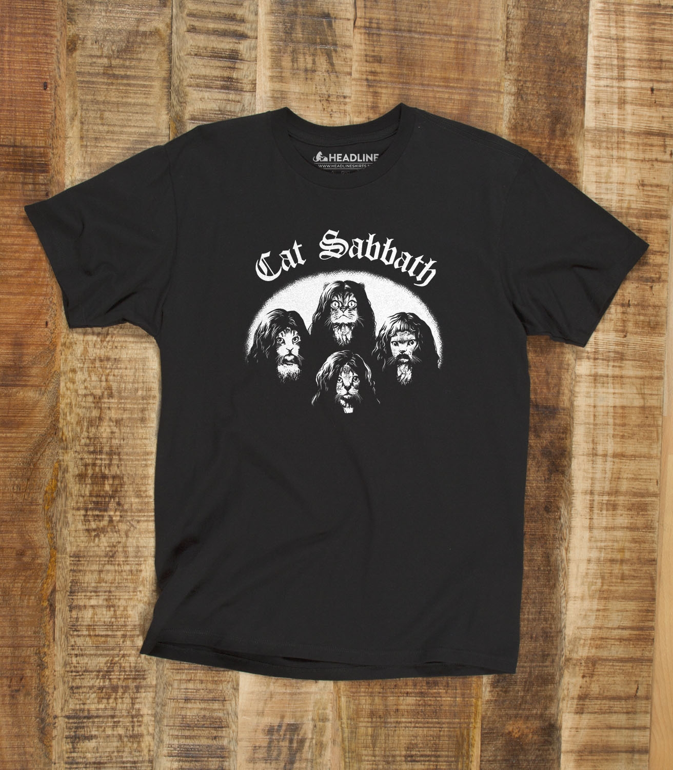 Cat Sabbath Men's Funny Rock T-Shirt 