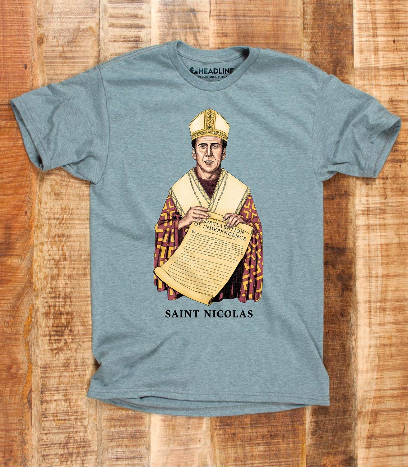 Download Saint Nicolas Funny Men's Cotton/Poly T-Shirt | Headline ...