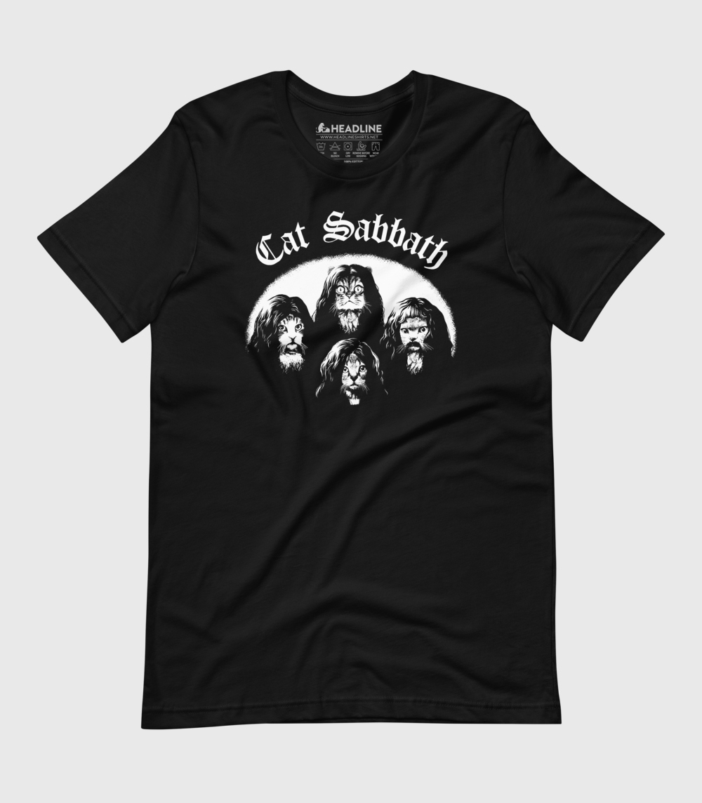 cat rock band shirts