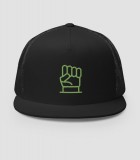 Independent Creator Fist Icon Trucker (Black/Green)