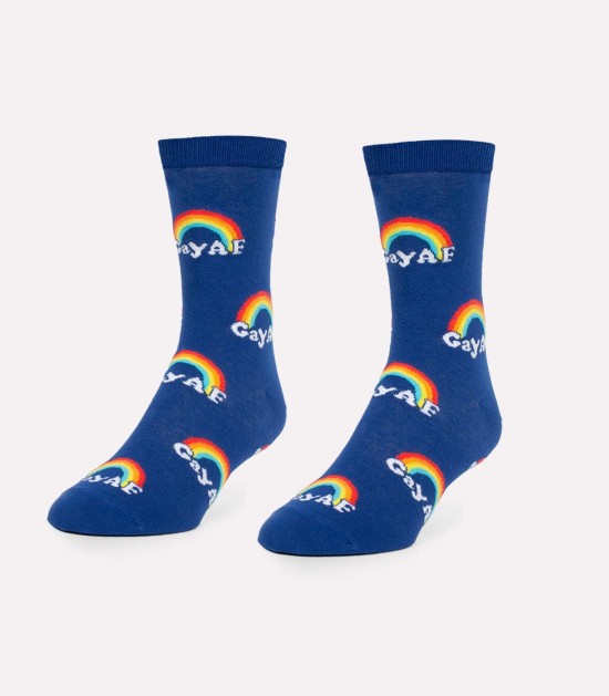Gay AF Unisex S/M Socks