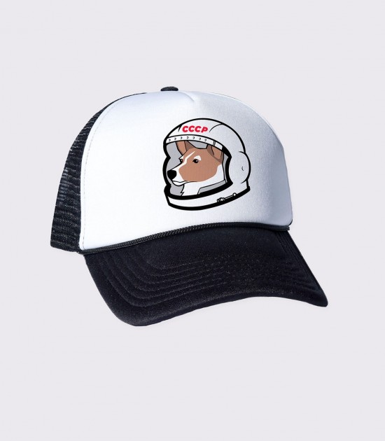 Laika the Space Dog Trucker Cap