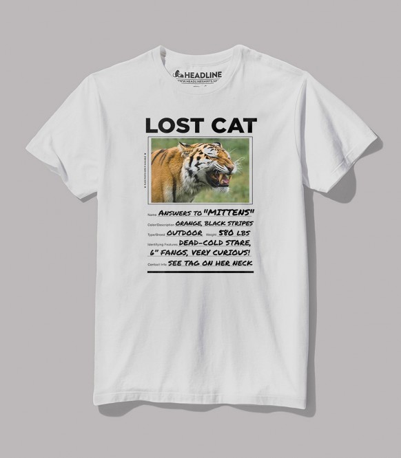 I Saw A Tiger' Men's T-Shirt