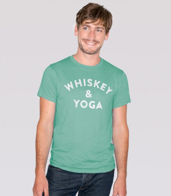 Whiskey Yoga T Shirt Headline Shirts