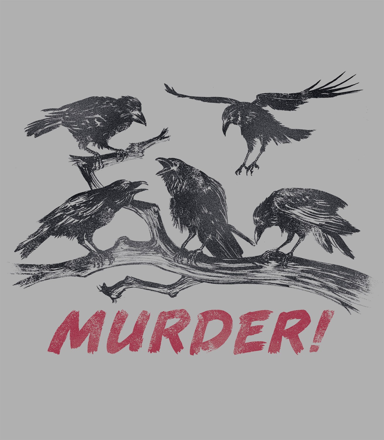 Murder Of Crows Women S Funny T Shirt Headline Shirts