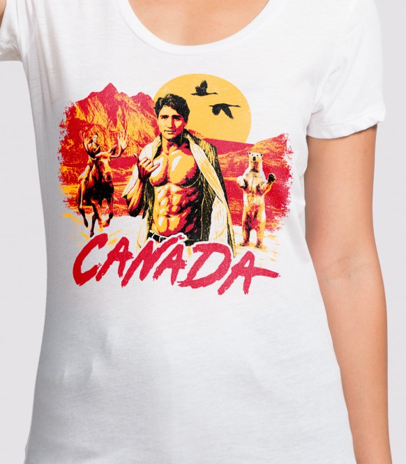 Canada Women's Funny Justin Trudeau T-Shirt | Headline Shirts