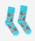Coffee and Donut Unisex Small Socks
