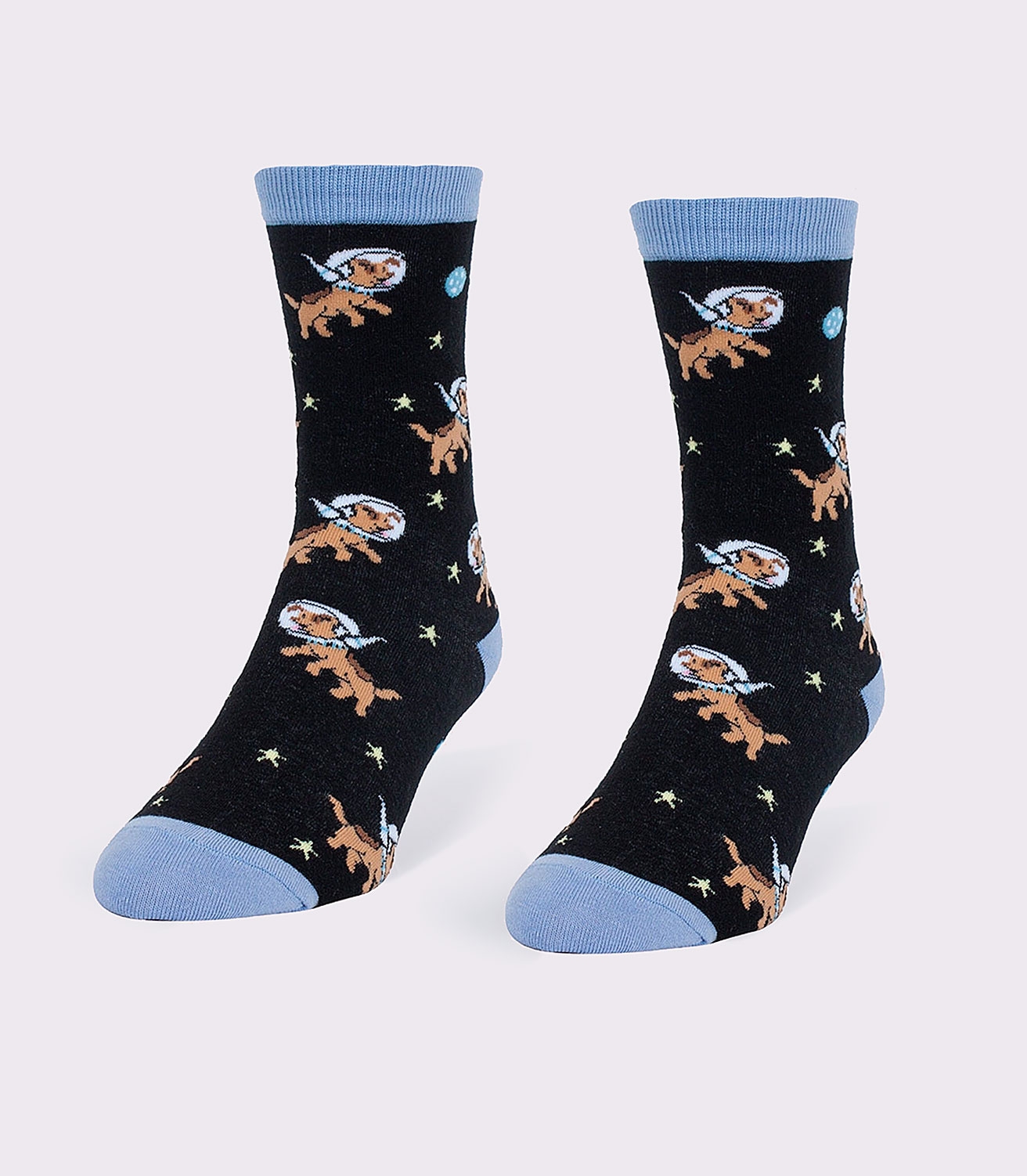 Dogs in Space Funny Pattern Women's Socks | Headline Shirts