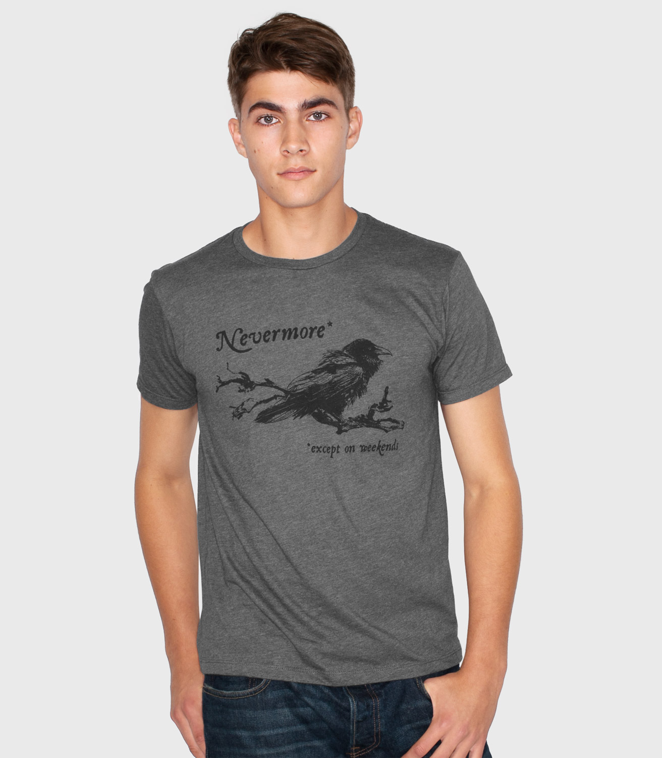 Nevermore Men's Funny T-Shirt | Headline Shirts